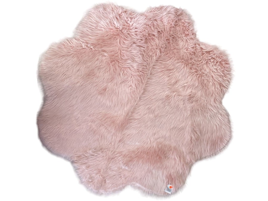 Homegoods Home Living | Fuzzy Mat Pink