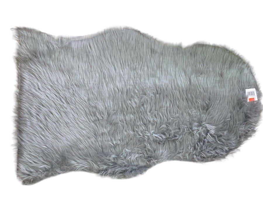 Homegoods Home Living | Fuzzy Mat Grey