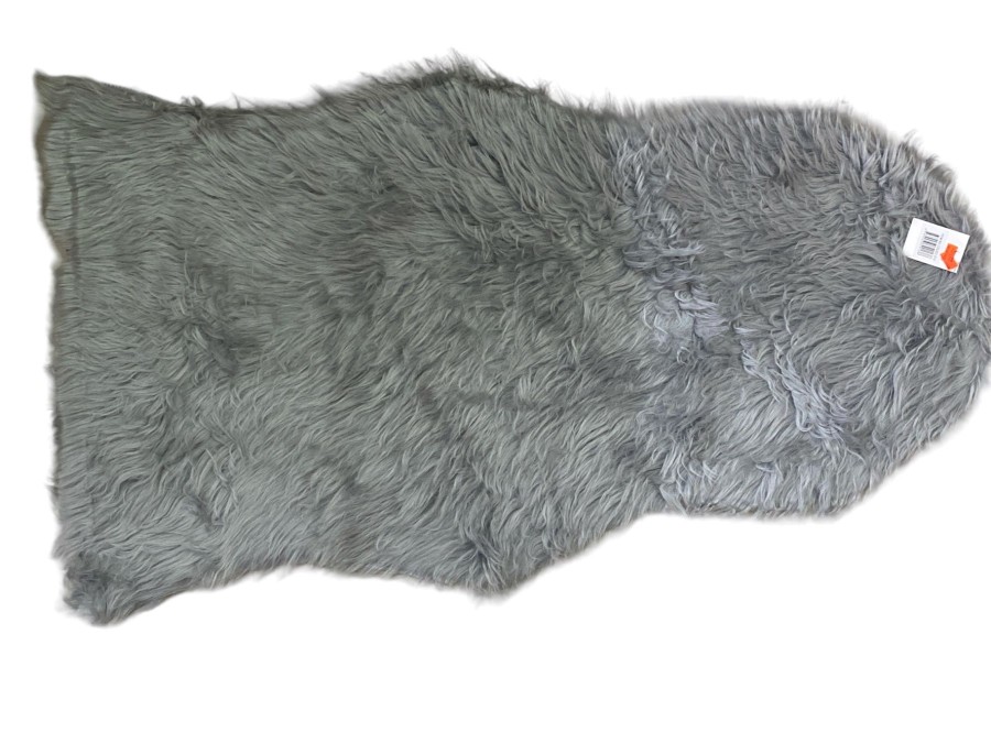 Homegoods Home Living | Fuzzy Mat Grey