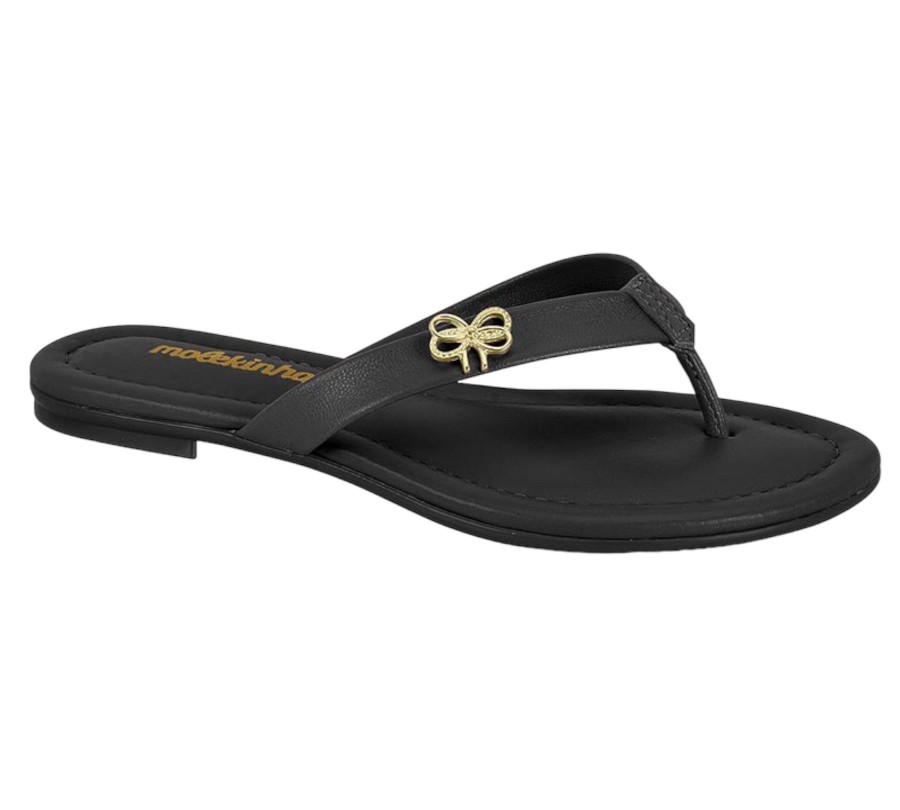 Kids Molekinha Girls | Molekinha Comfort Slipper Black