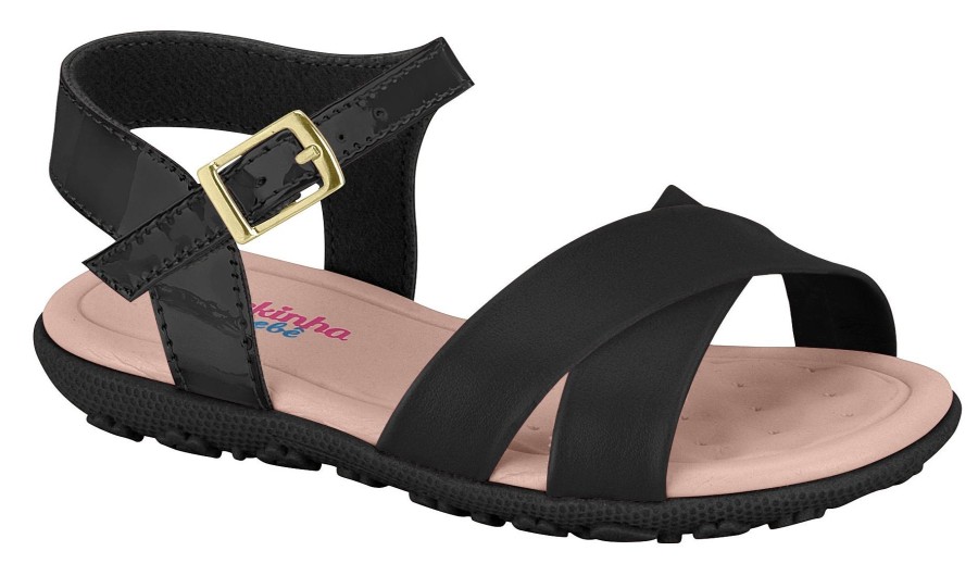 Kids Molekinha Girls | Molekinha Comfort Sandals Black